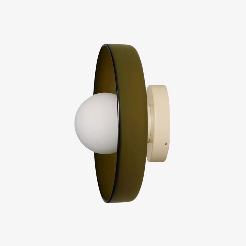 Kalo glazen schijf wandlamp - Moderne wand en plafondlamp voor hal en slaapkamer HL2259