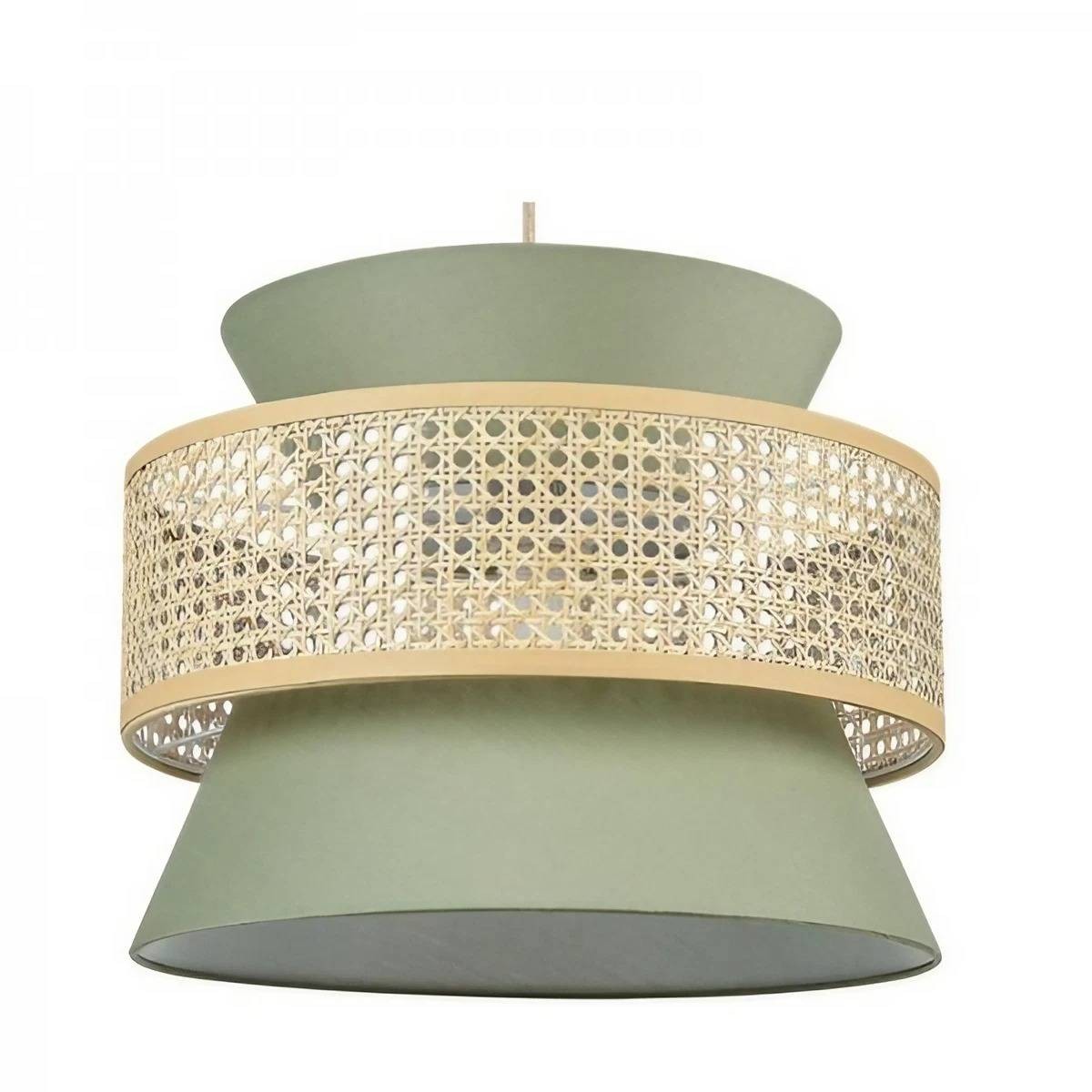 Rustieke Geribbelde Rotan Hanglamp HL03