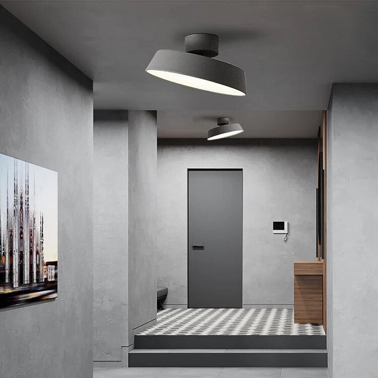 Nordic Minimalist Ronde Aluminium LED Plafondlamp HL1264