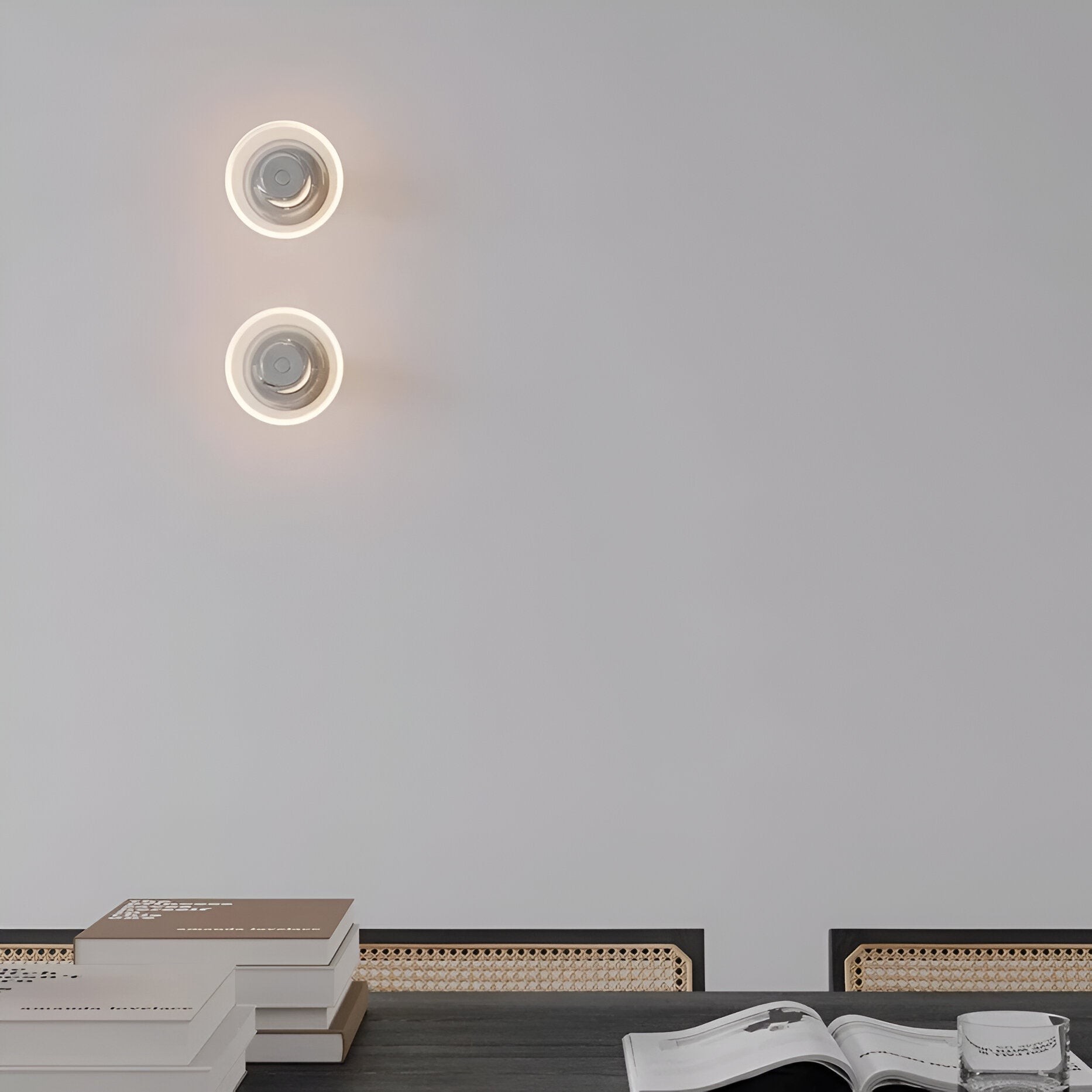 Italiaanse kristallen minimalistische Clementine wandlamp HL3511