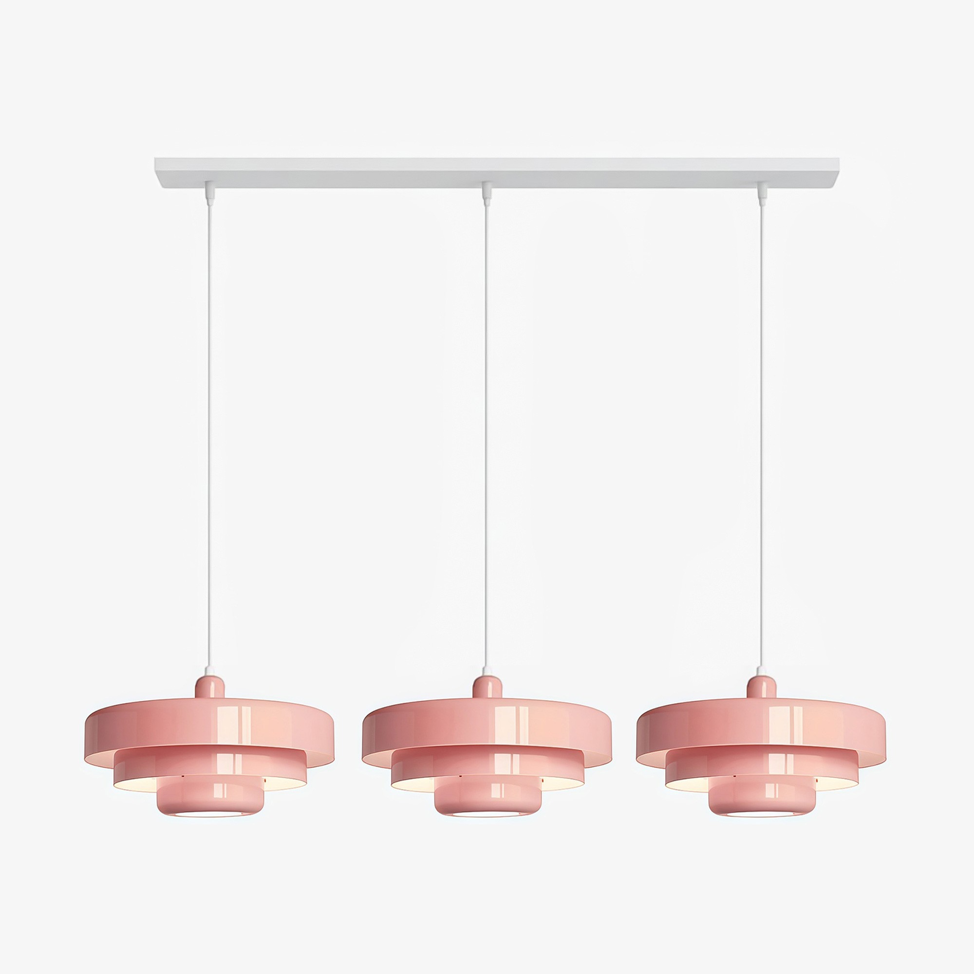 Macaron Disc Hanglamp - Scandinavische Meerlaagse Hanglamp van Metaal voor de Keuken HL179