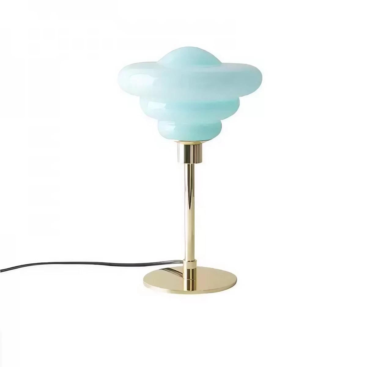 Eiertaart Ripple Glazen Bauhaus Tafellamp HL189