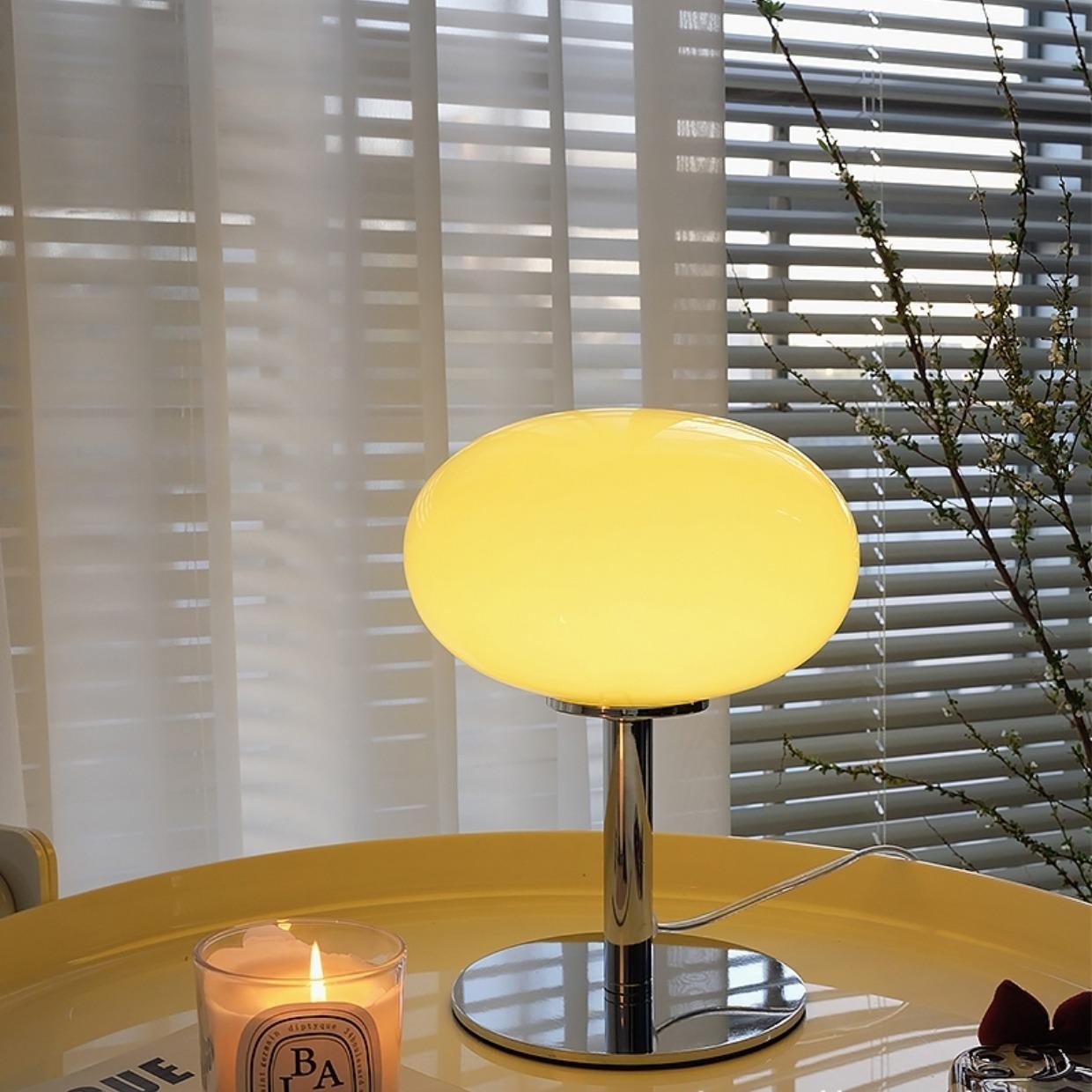 Lollipop Minimalistische Bauhaus Glazen Tafellamp HL81