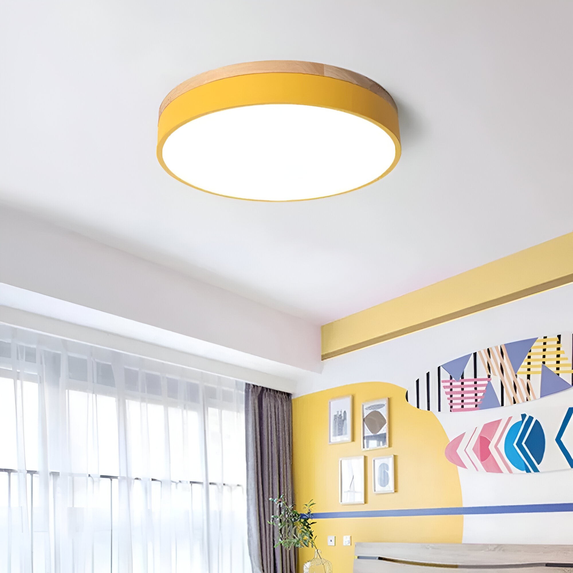 Nordic LED ronde plafondlamp van acryl, minimalistisch design HL1289