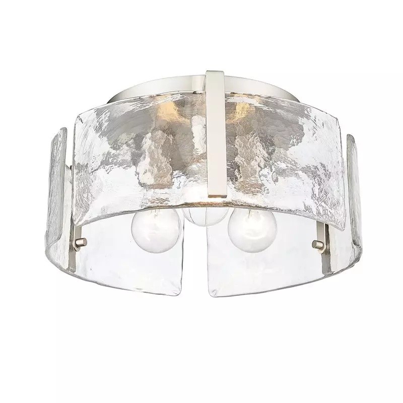 Moderne Inbouwplafondlamp Met Glazen Trommel HL267