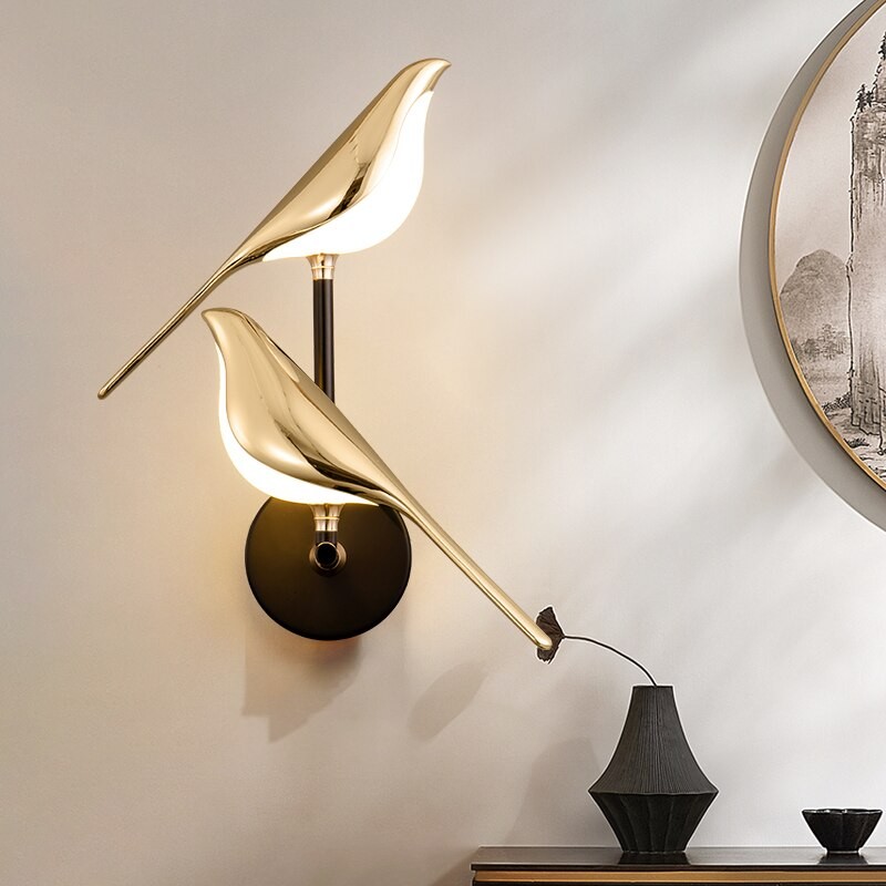 LumiVogel - Moderne wandlamp in vogelvorm HL3323