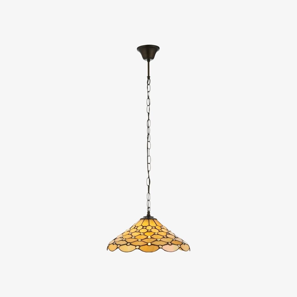 TF Pearl hanglamp - met glazen kap en verstelbare lengte voor eetkamers en keukens HL2215