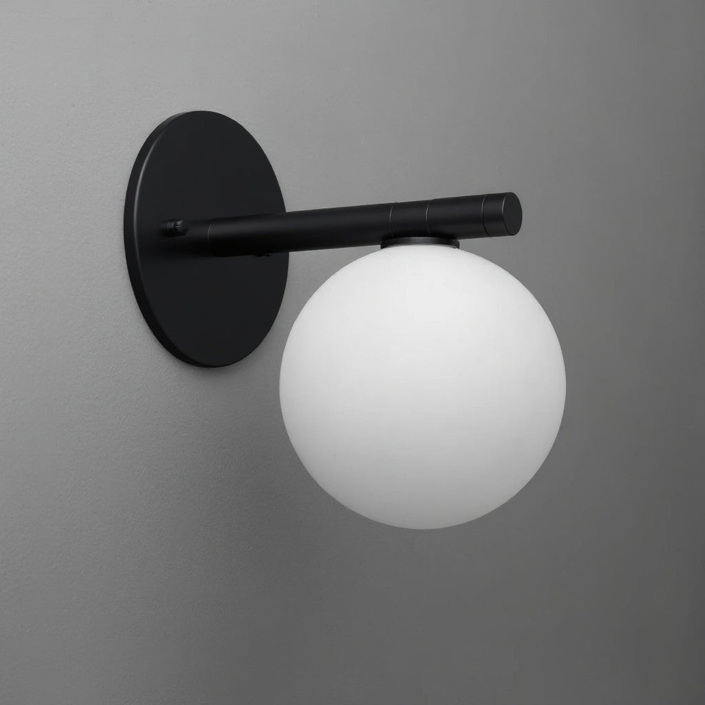Glorica Glazen Wandlamp - Mat Bolvormige Lamp HL1759