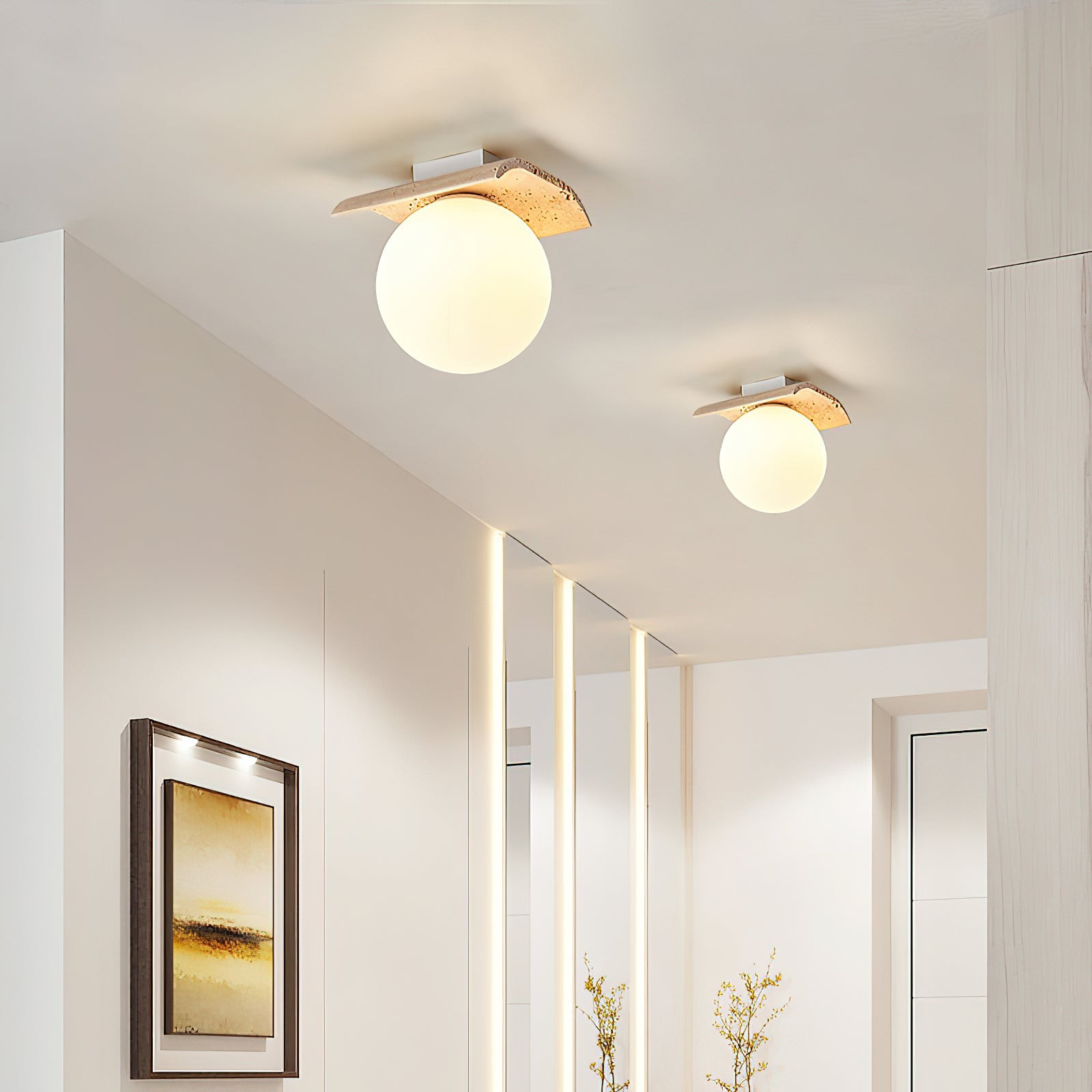 Bianca Globe Plafondlamp HL3242