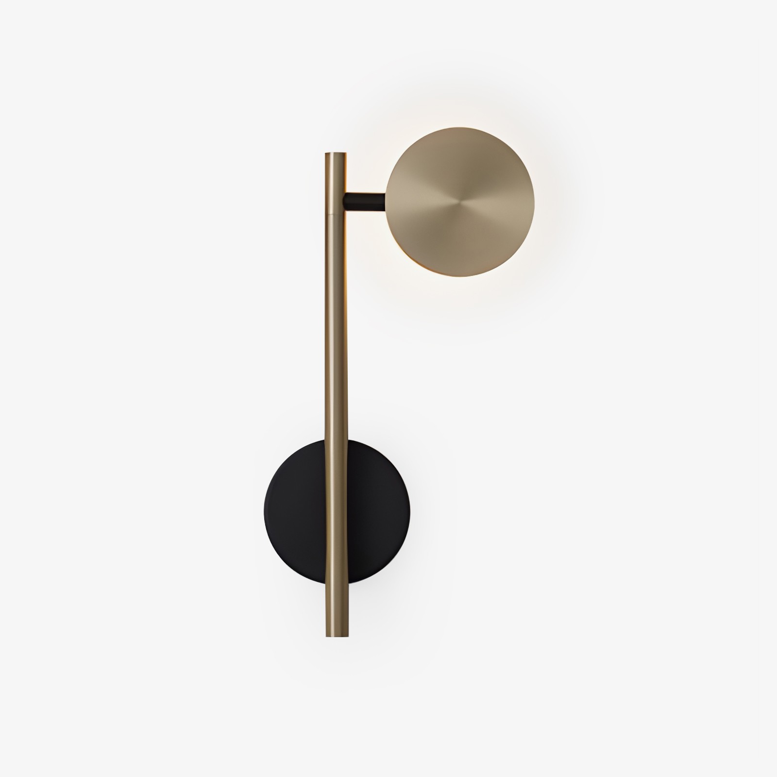 Italiaanse eenvoudige ronde metalen wandlamp HL453