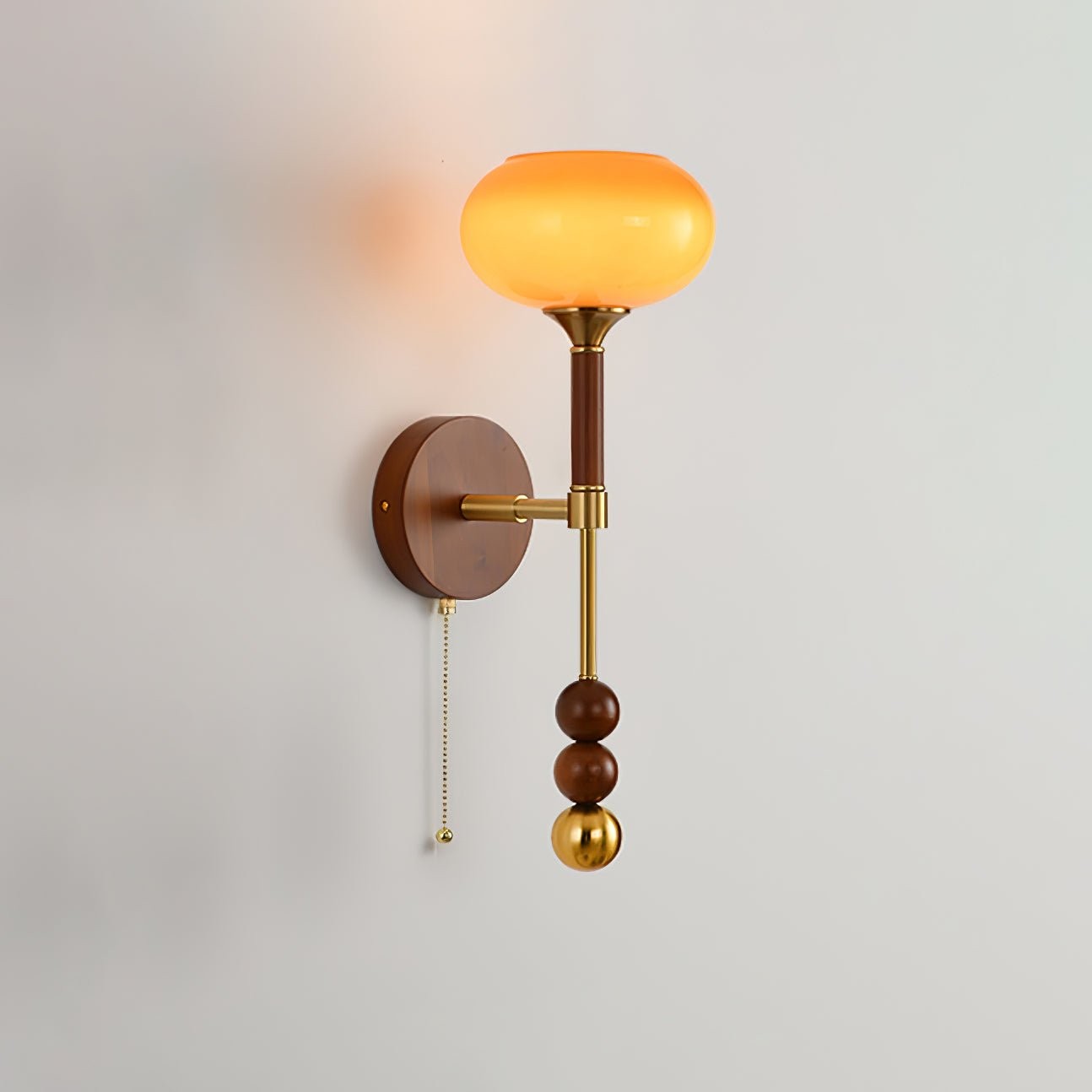 Retro Massief Houten Serie Wandlamp HL769