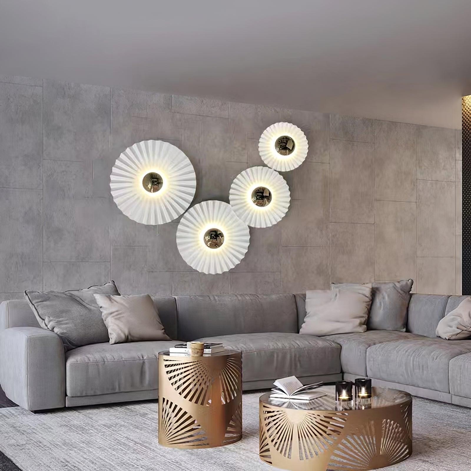 Moderne creatieve wandlamp met schelpmotief HL887