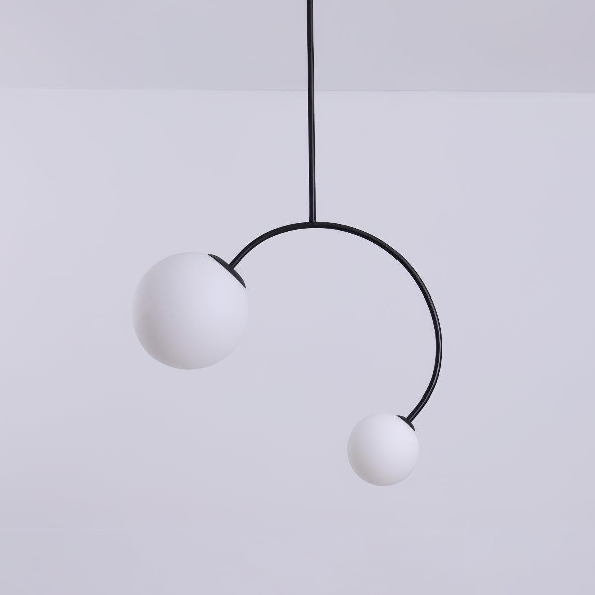 Creatieve dubbele glazen hanglamp HL365