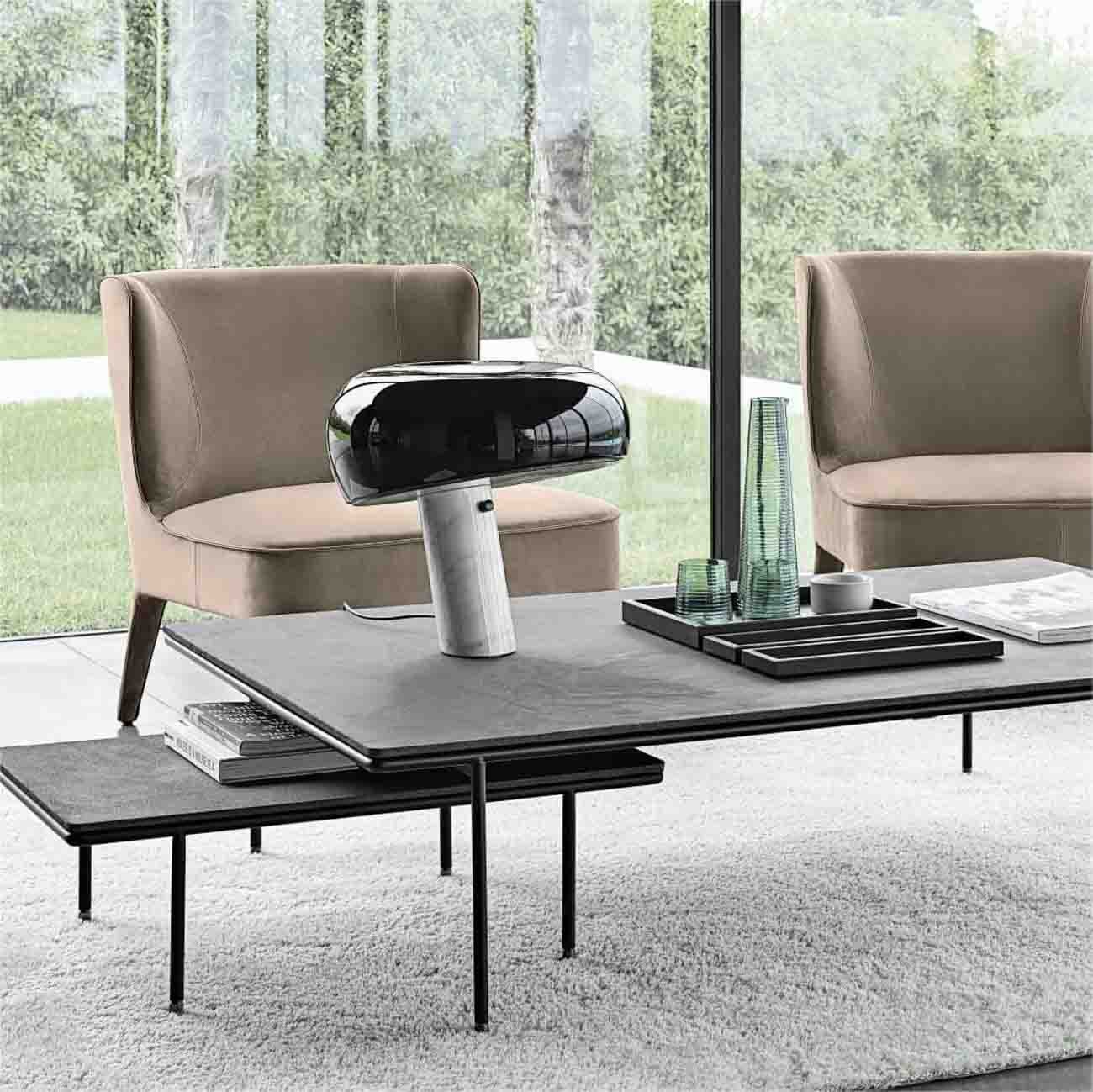 Slantia Marmeren Tafellamp Vintage