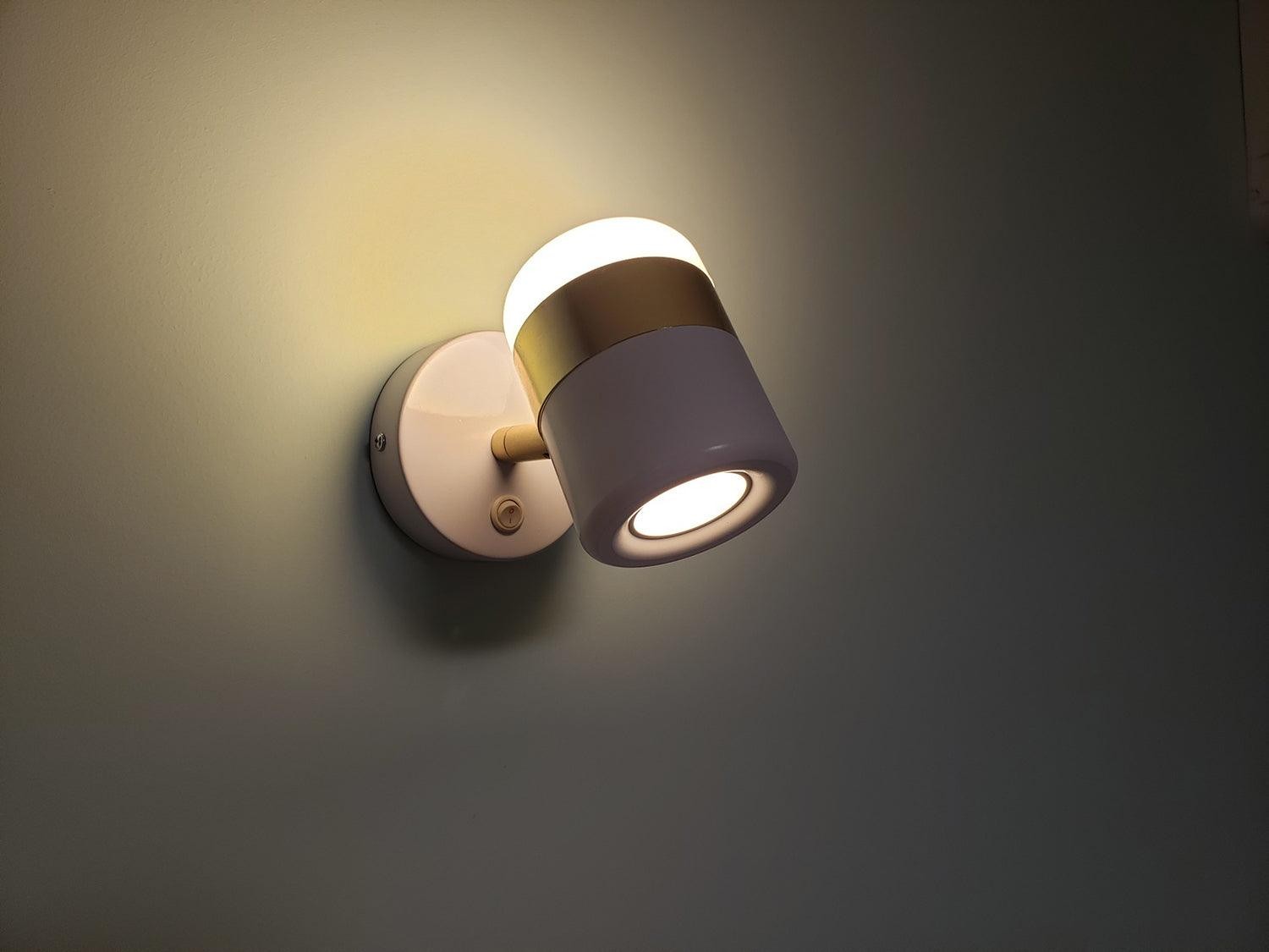 Verstelbare glazen wandlamp HL2931