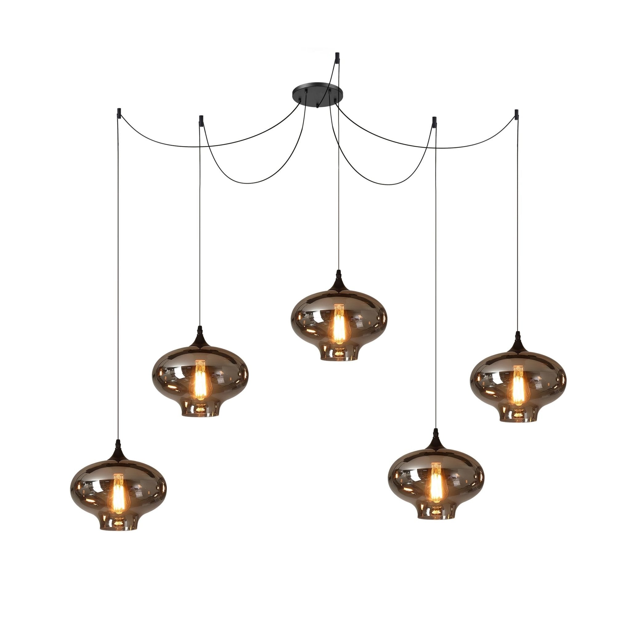 Flesvormige hanglamp HL2916