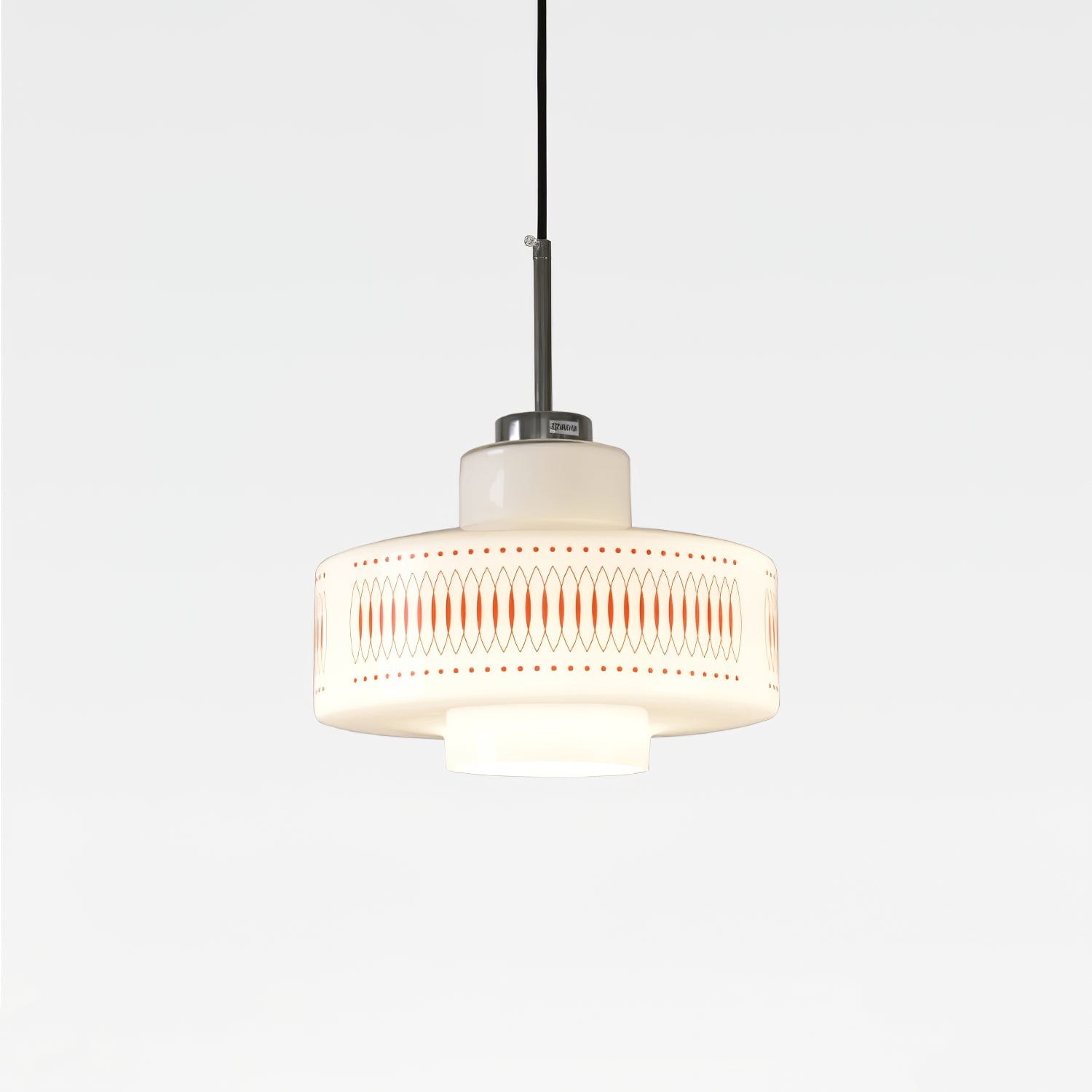 Moderne glazen hanglamp in de vorm van een kalebas HL354
