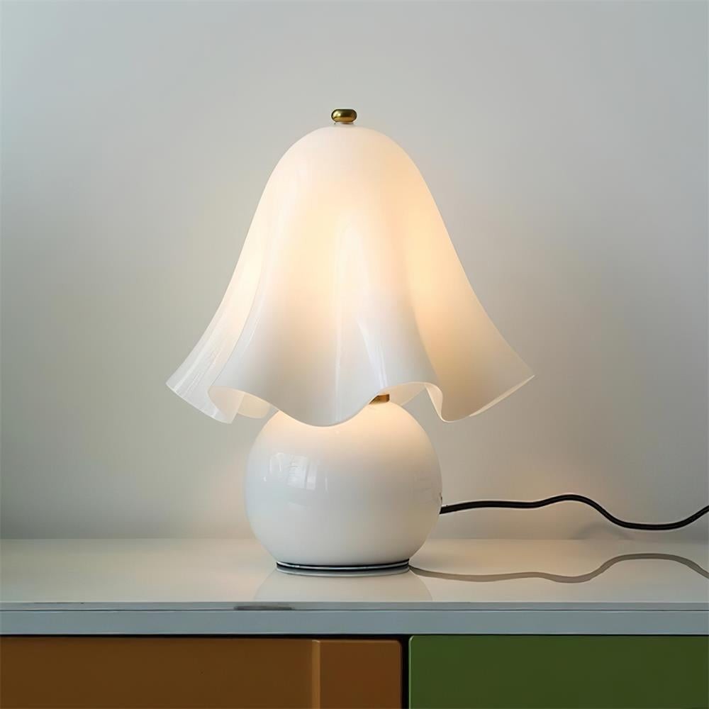 Bellina Decoratieve Tafellamp - Sculpturale Klokvormige Bloemvorm HL1644
