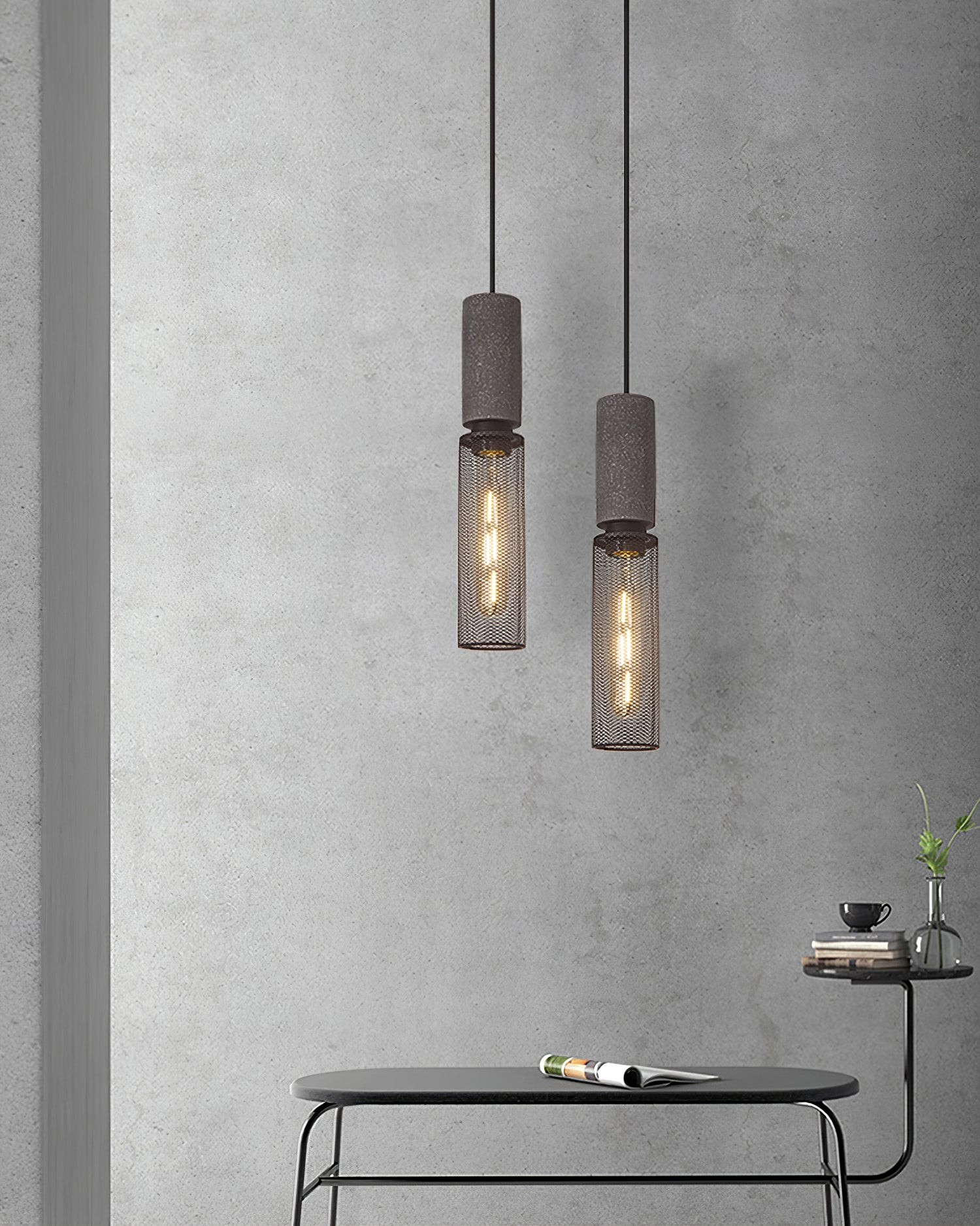 Cement Mesh Hanglamp HL503
