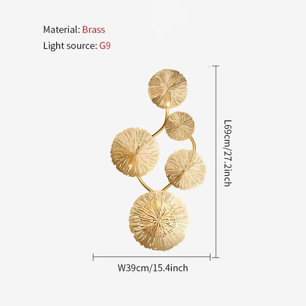 Lotus Leaf Wandlamp