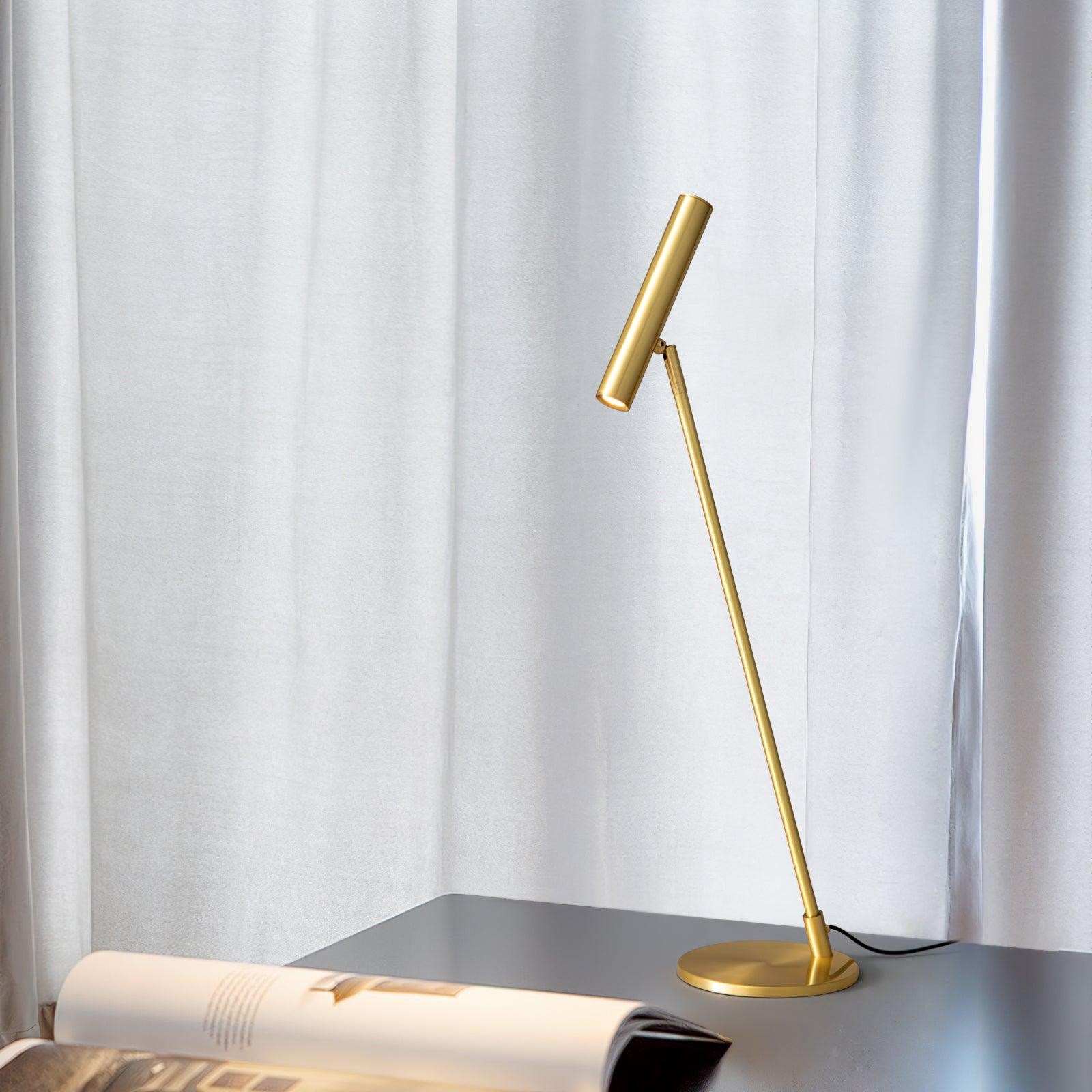 Moderne minimalistische messing verstelbare LED vloerlamp HL882