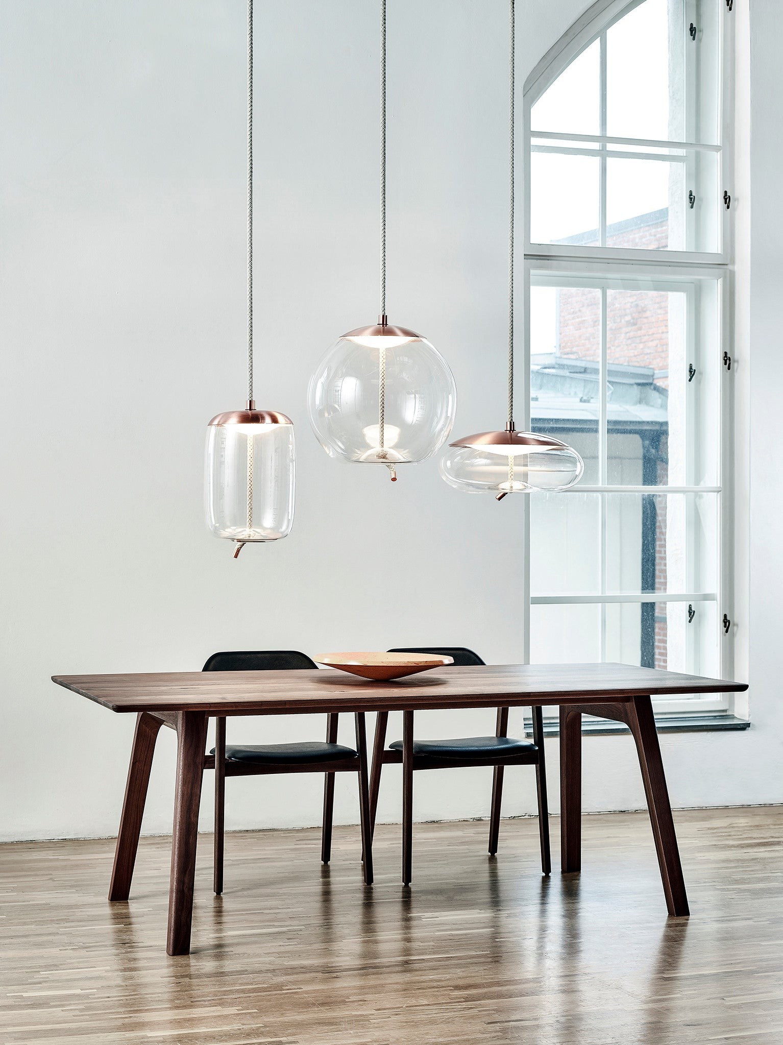 Moderne geblazen glazen hanglampen HL1198