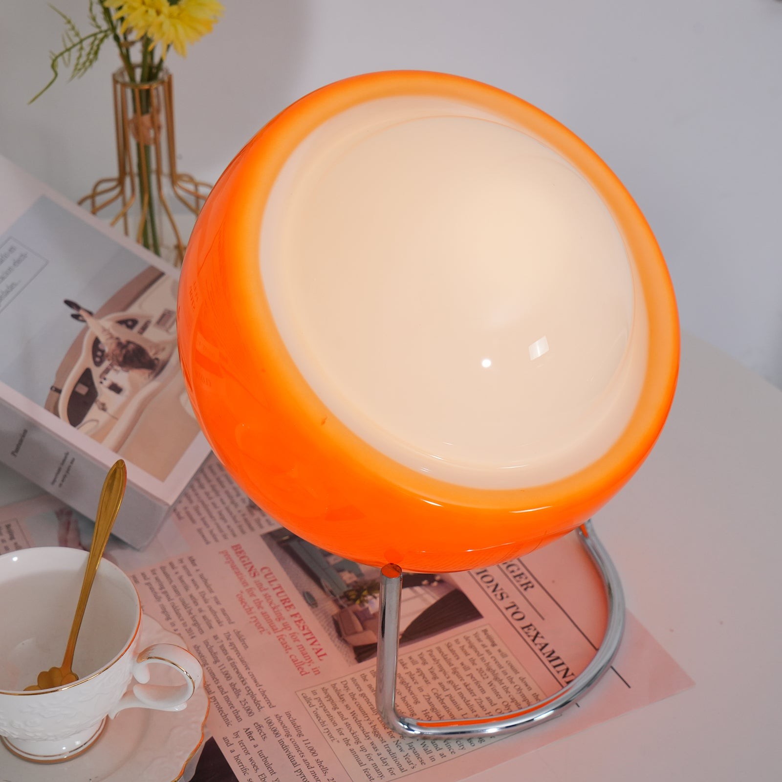Creatieve Bauhaus Egg Design Slaapkamer Tafellamp HL200