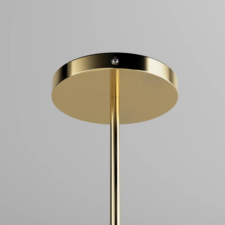 Moderne hanglamp met glazen bollen van metaal HL01