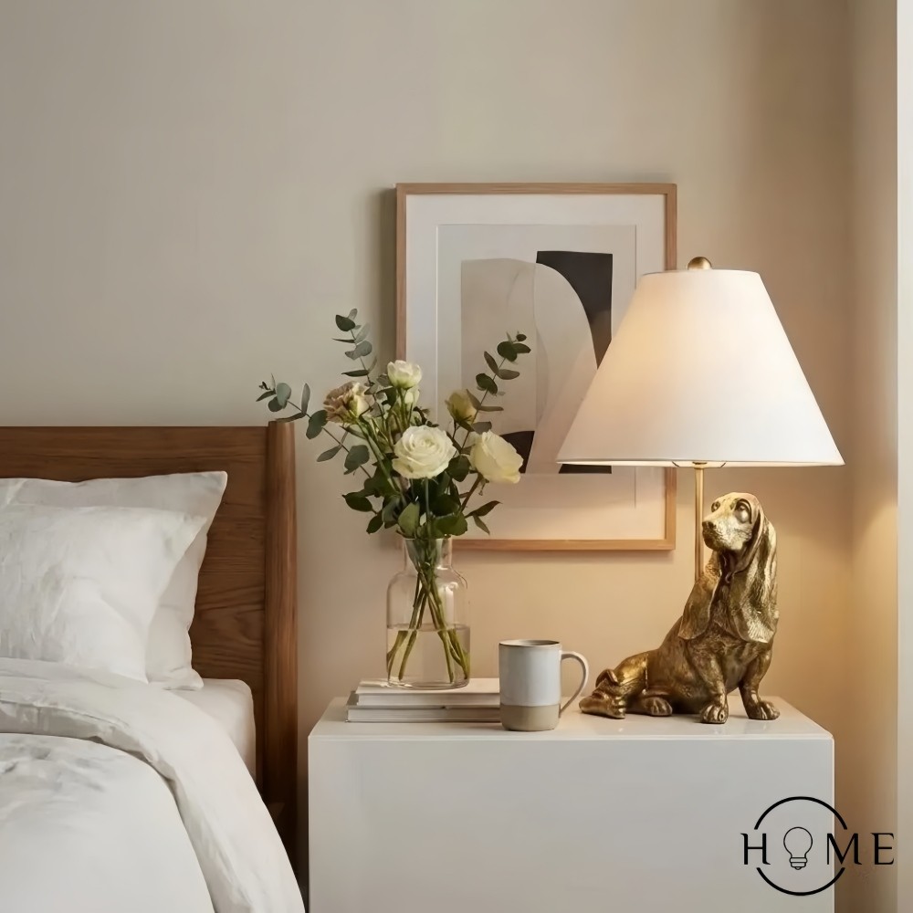 Pawdia Unieke Tafellamp - Decoratieve Dierenbedlamp HL1364