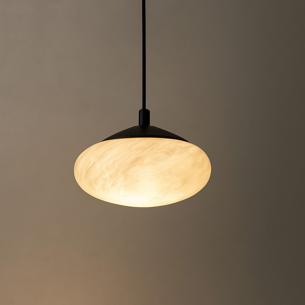 Alabaster Mini Marmeren Paddenstoel Hanglamp HL3490