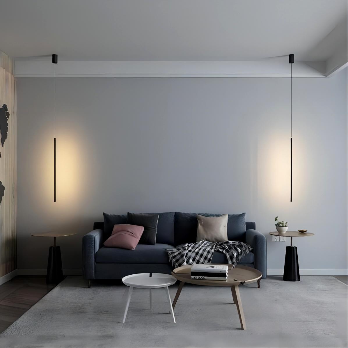 Modern Industriële LED Hanglamp Zwarte voor Eettafel Slaapkamer