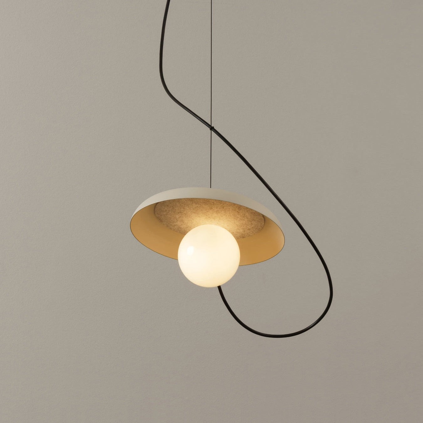 Akoestische schijf hanglamp HL3001