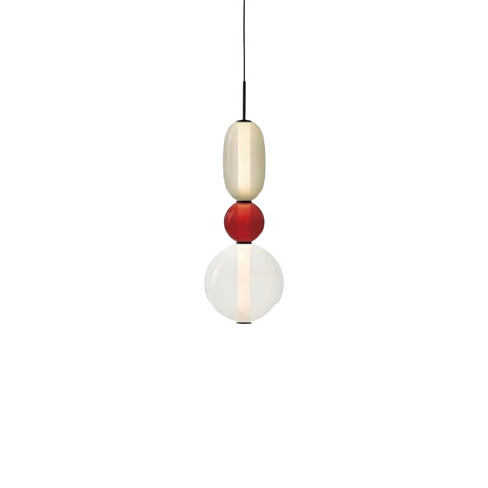 Noordse Hanglamp Van Gebrandschilderd Glas HL299