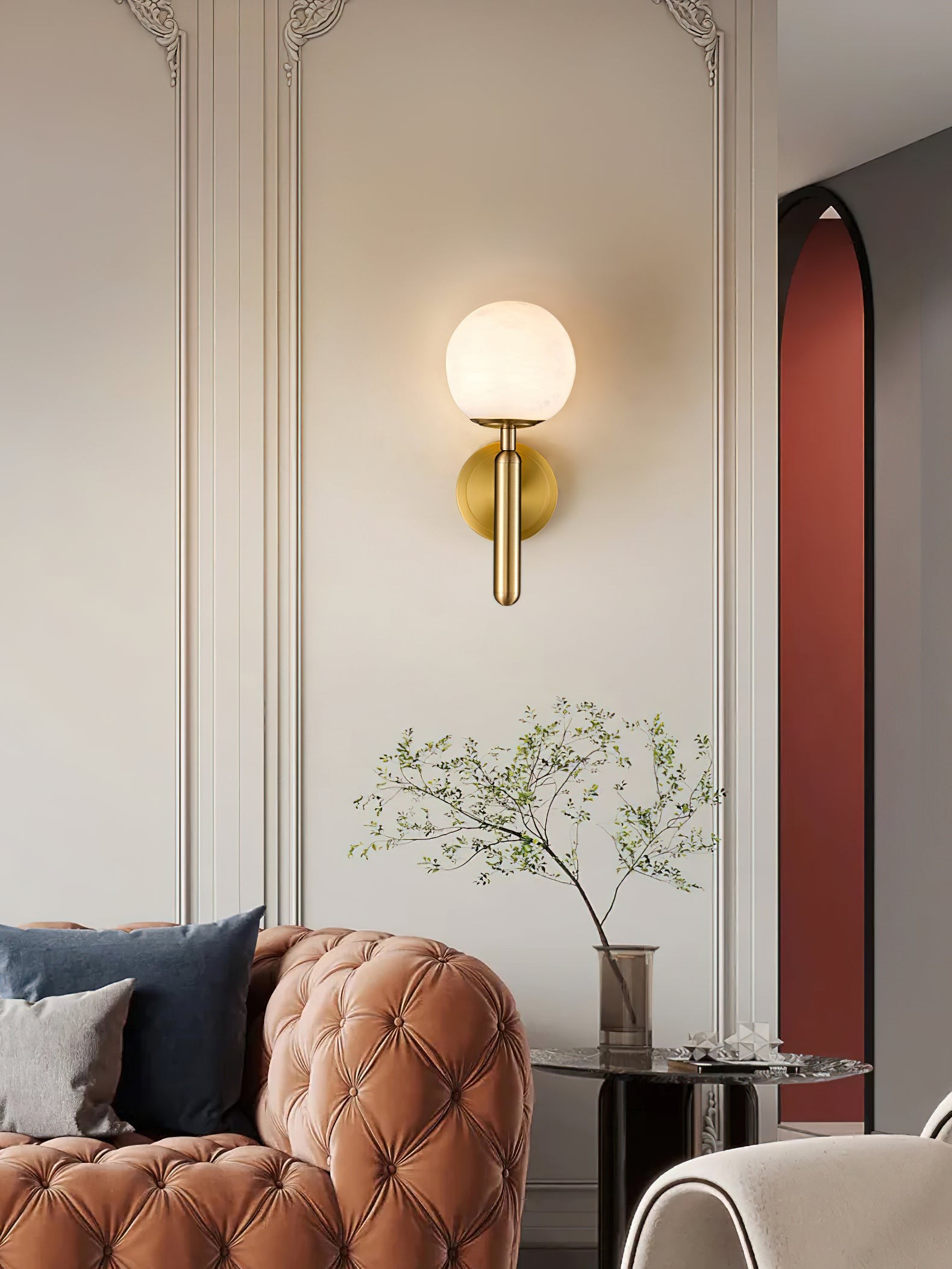 Mian alabaster wandlamp HL2992