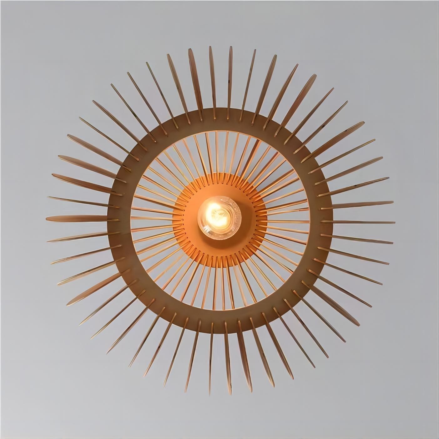 Creatieve Houten Pompoen Hanglamp HL77