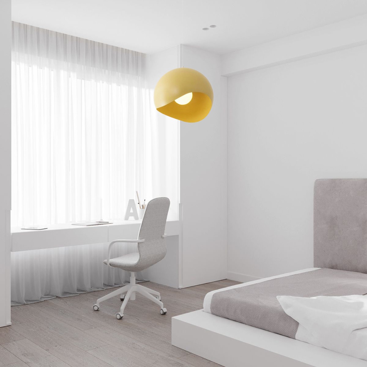 Nordic Semi Eierschaal Metalen Hanglamp HL32