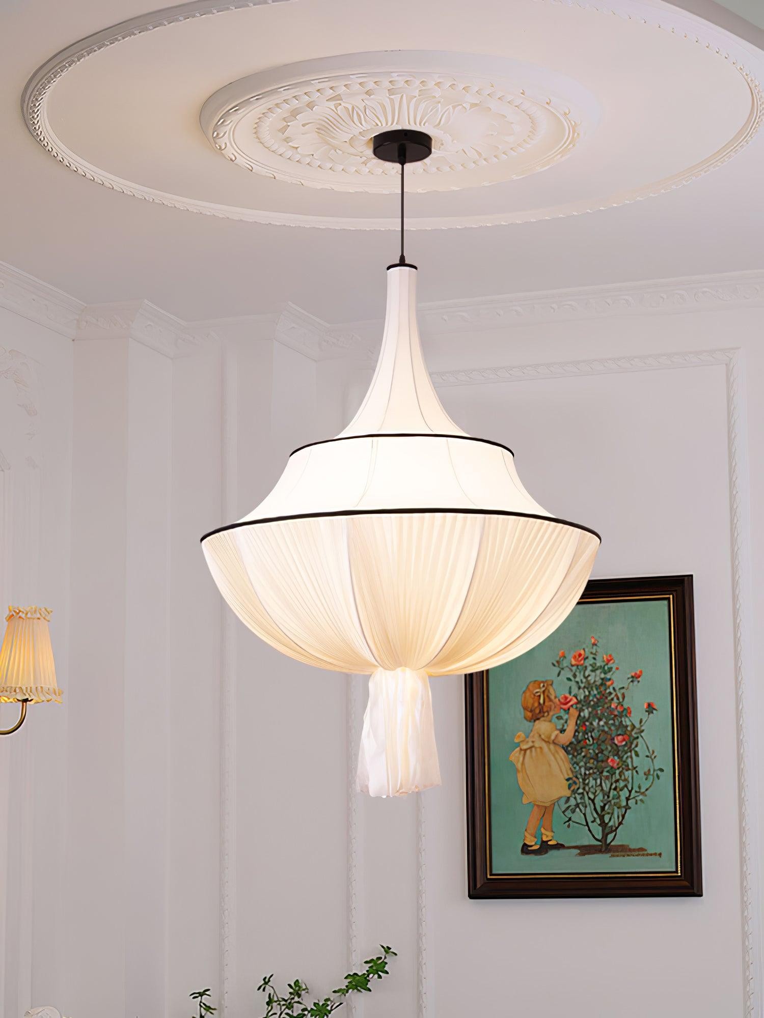 Stoffen kunst decoratieve hanglamp HL716