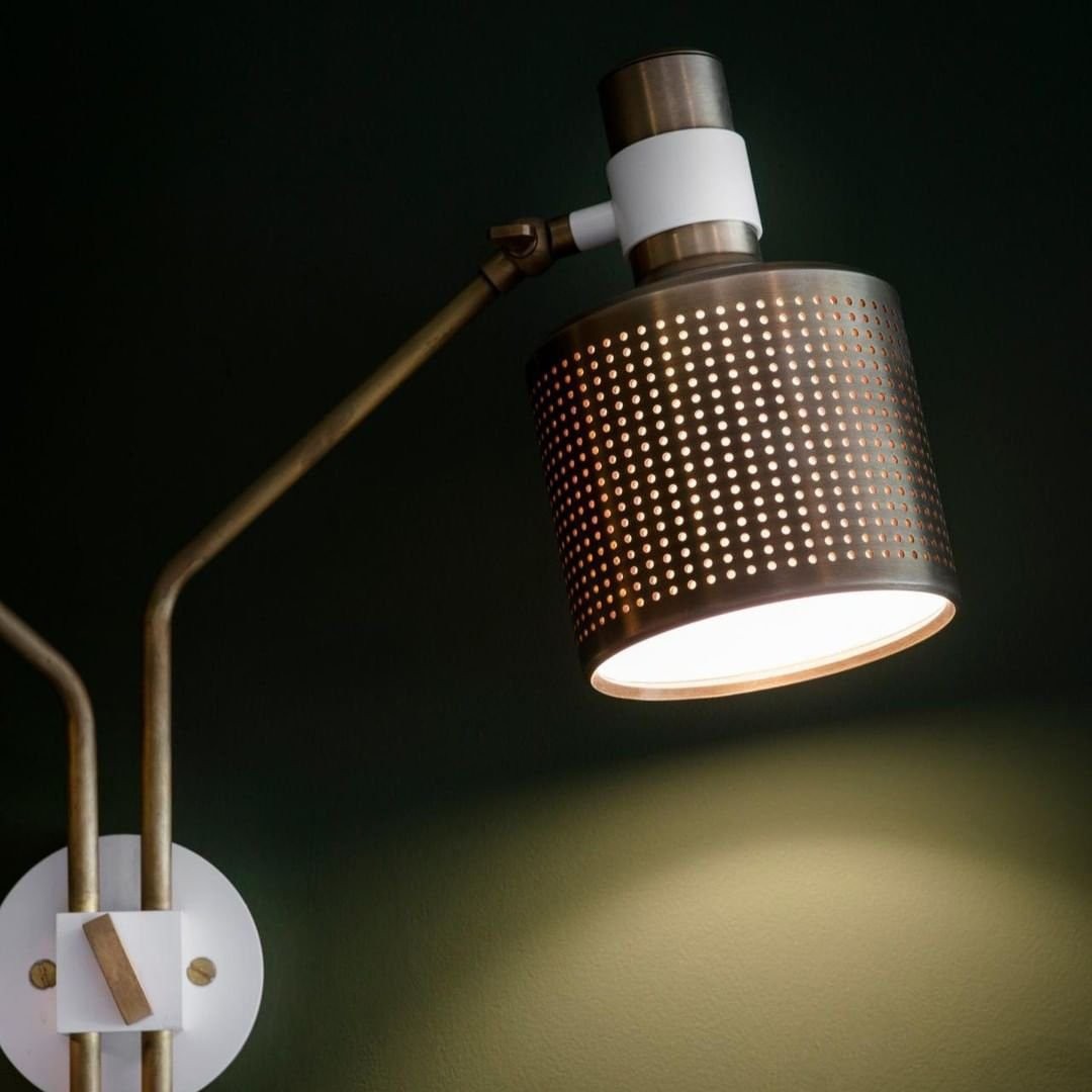 Nordic Brass verstelbare Riddle wandlamp HL1272