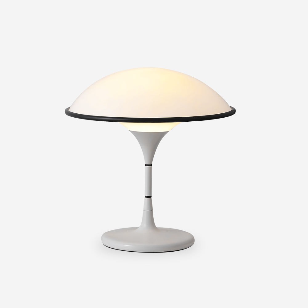 Deense Retro Witte Vliegende Schotel Tafellamp HL423