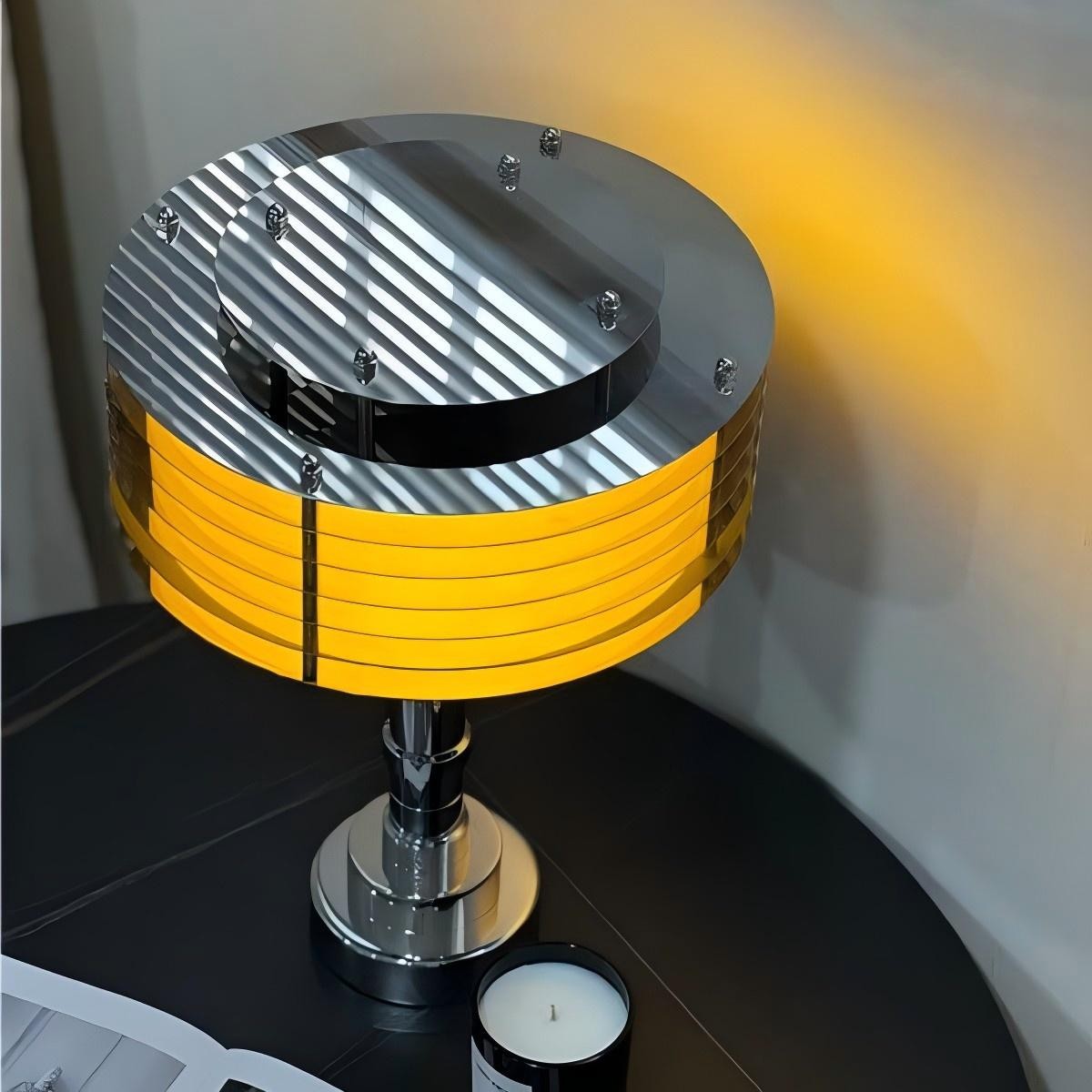 Moderne gelaagde lampen van roestvrij staal - tafel- en vloermodellen HL1835