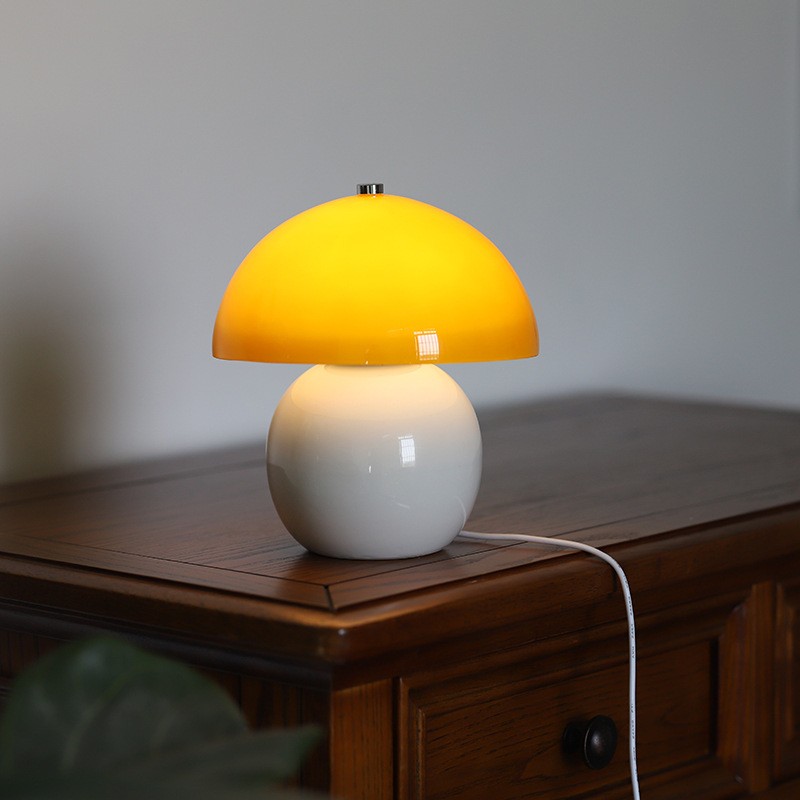 Retro Paddenstoel Keramische Tafellamp HL287