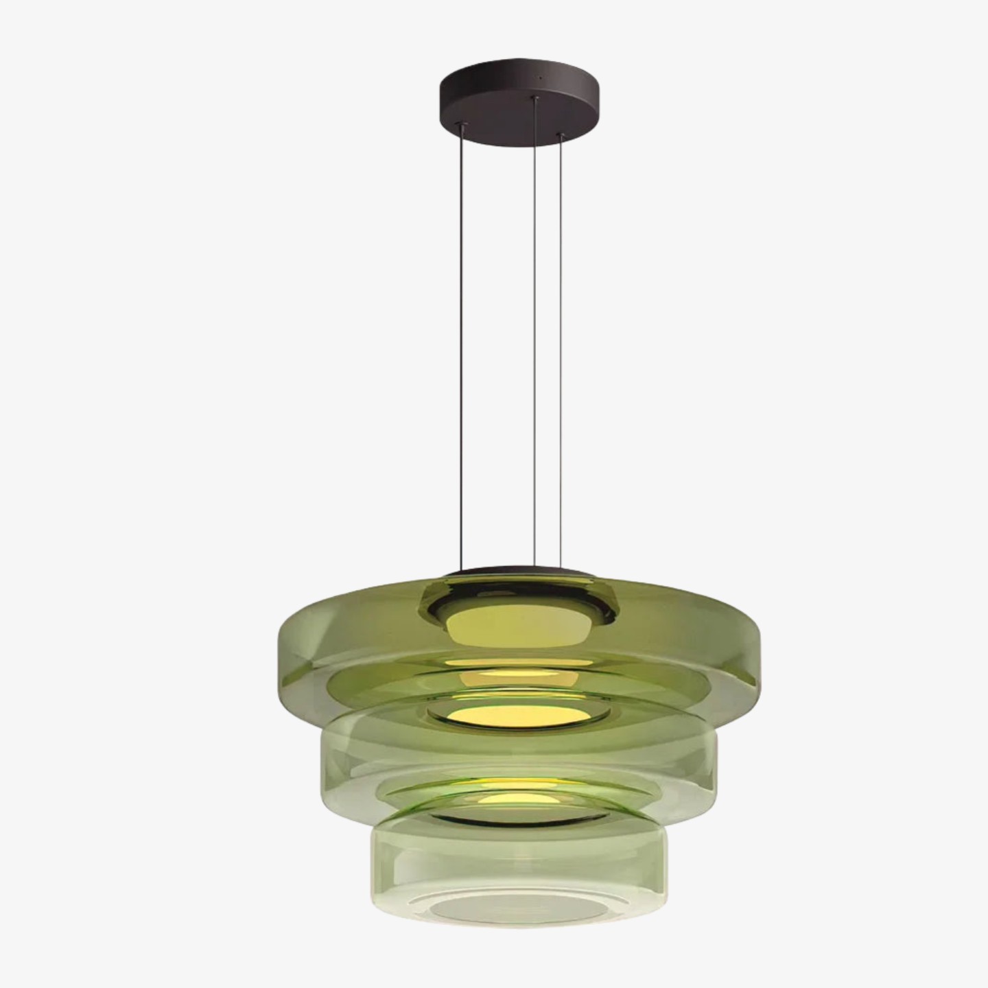 Nora Glazen Schijf Hanglamp - Scandinavische Hanglamp voor Woonkamers en Keukens HL1929