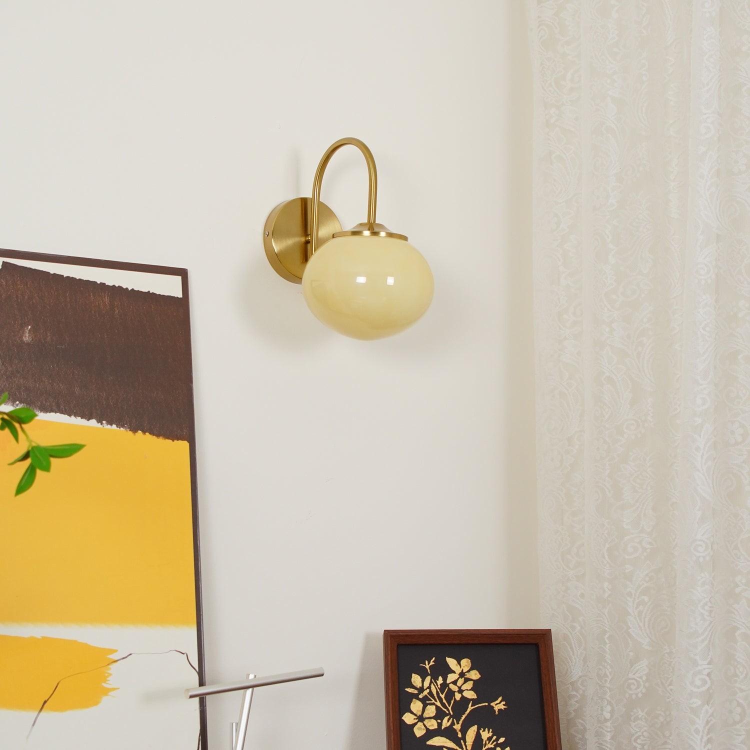 Traditionele ronde klassieke wandlamp HL598