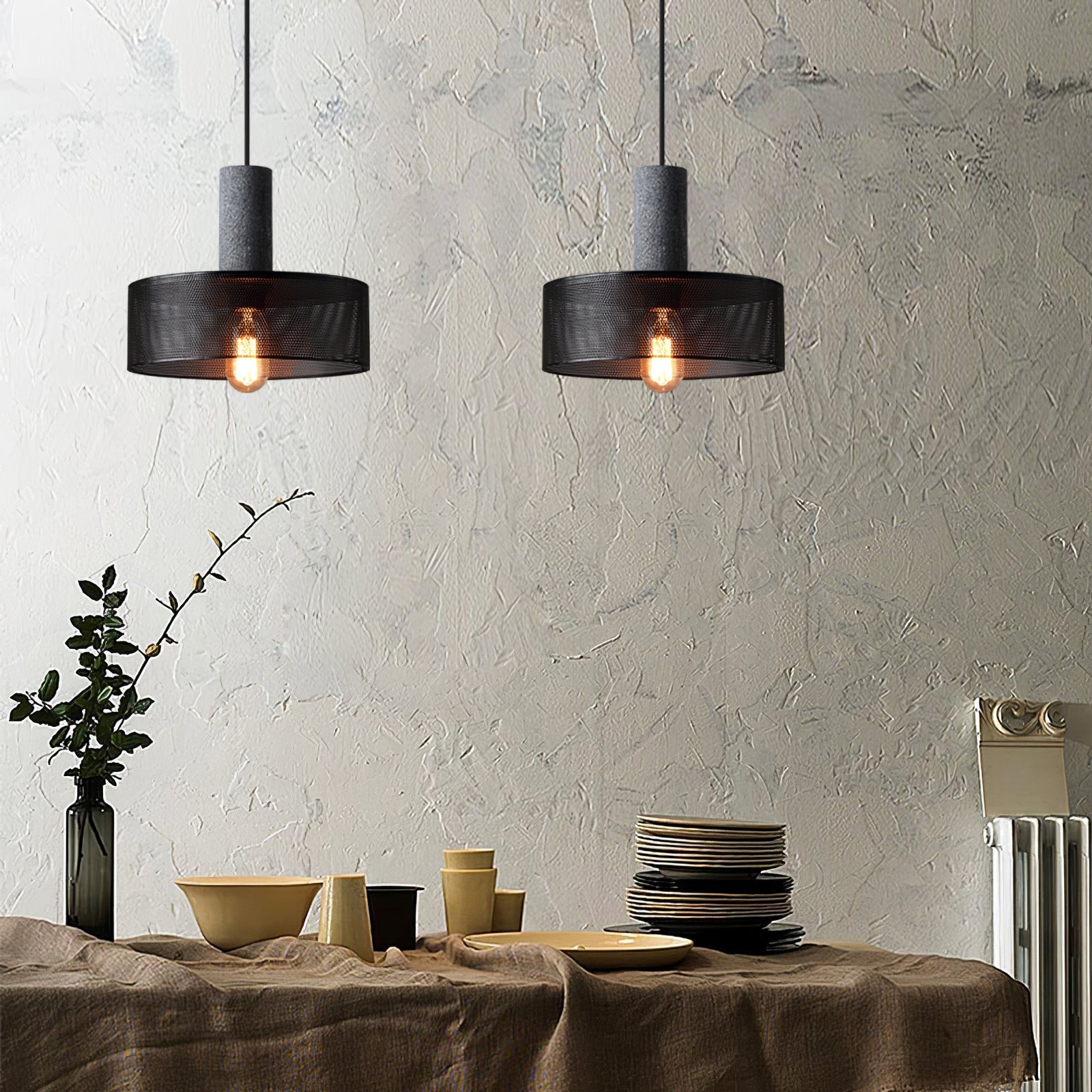 Cement Mesh Hanglamp HL503