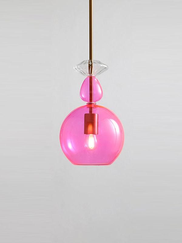 Scandinavische Cilindervormige Ronde Schijfvormige Glazen Hanglamp HL1078