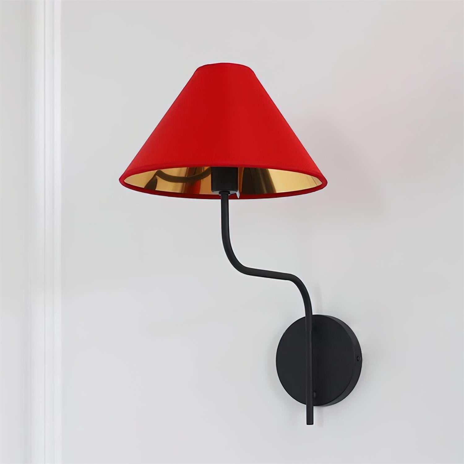 Scharlakenrode wandlamp HL2772