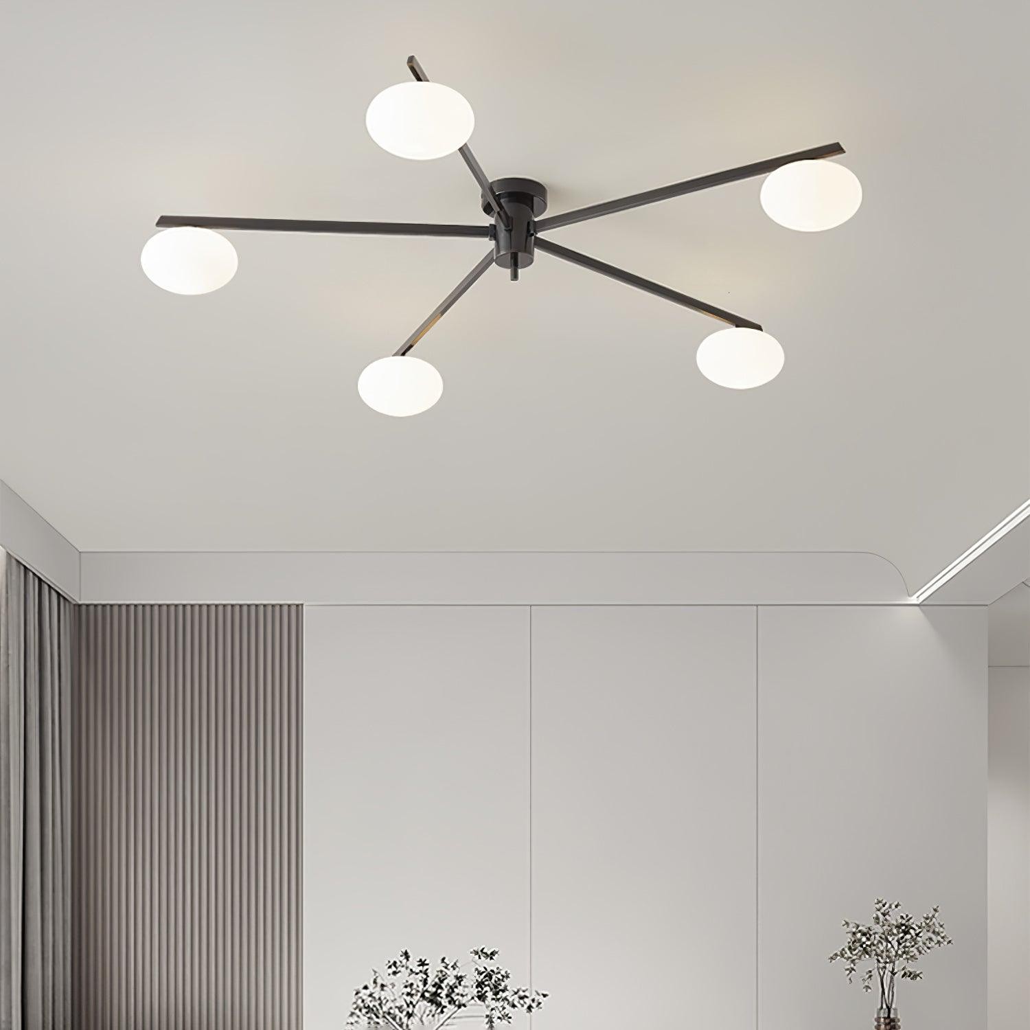 Lambda Minimalistische Nordic Glazen Plafondlamp HL1216
