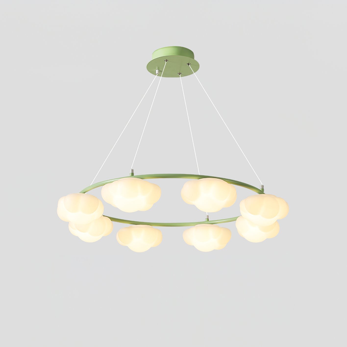 Crèmekleurige stijl creatieve persoonlijkheid wolken kroonluchter HL893