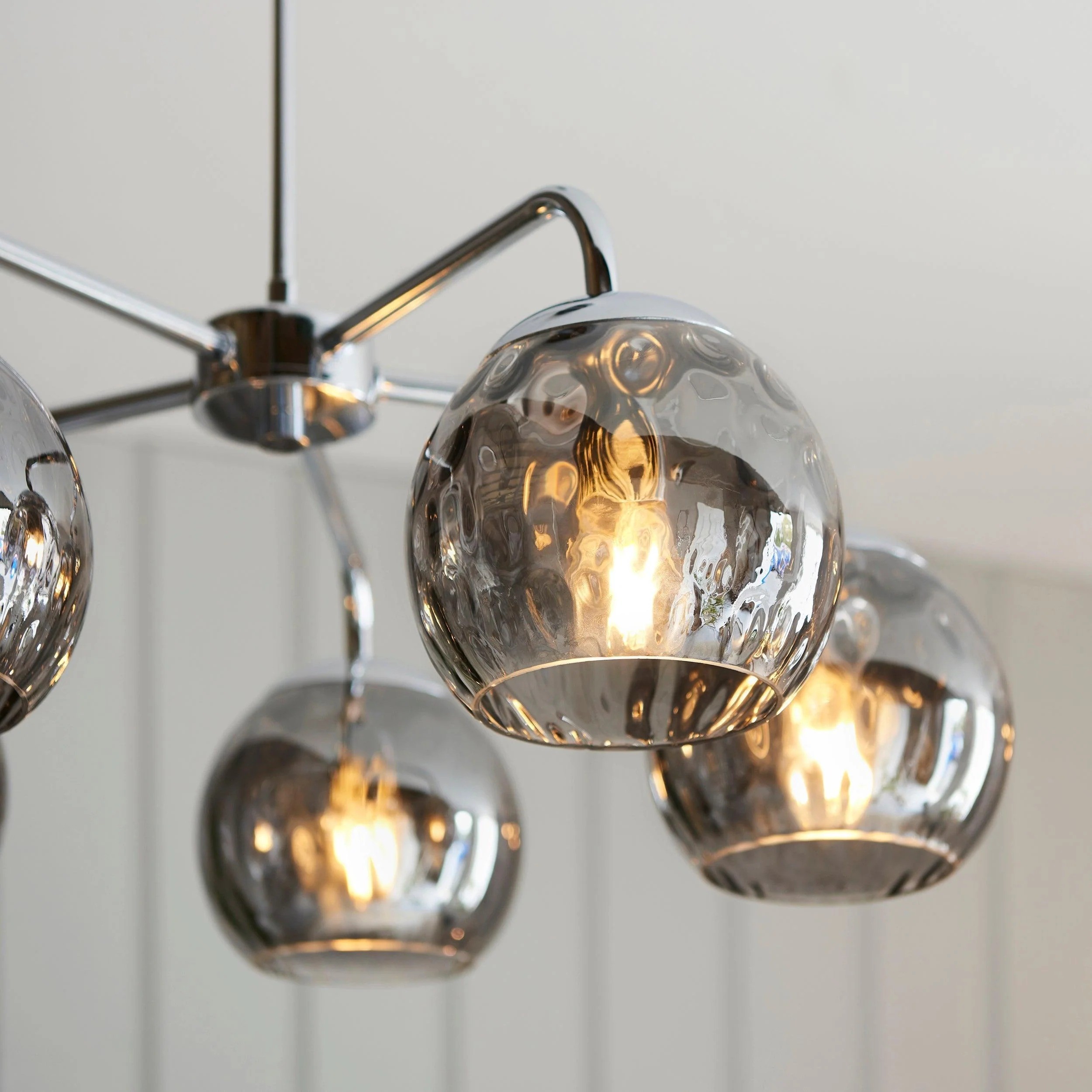 Tracian Glass Mid-Century Modern Globe Hanglamp voor de Eetkamer HL2041