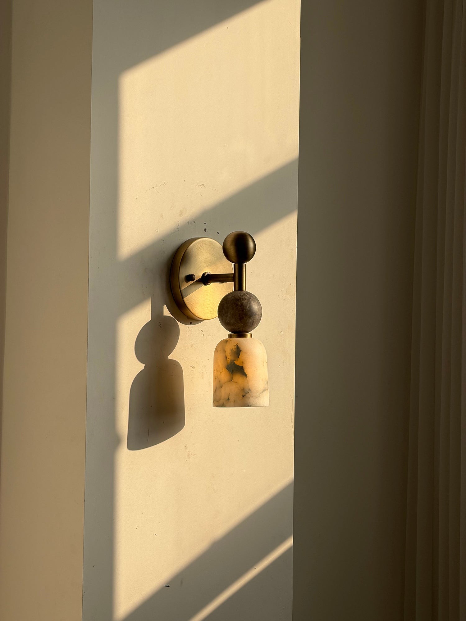 Flume Alabaster wandlamp HL3318